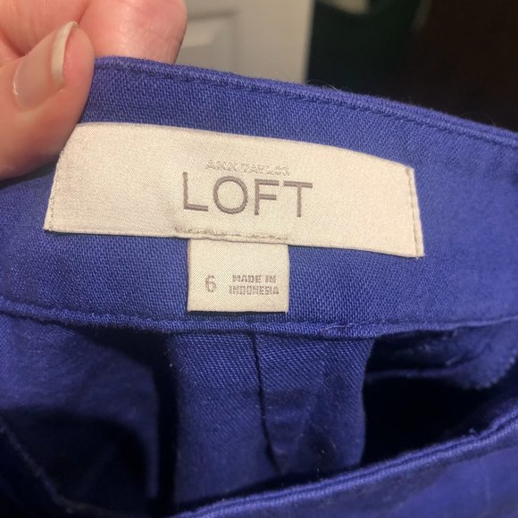 Ann Taylor LOFT Indigo Pencil Skirt - Size 6 - Picture 1 of 3